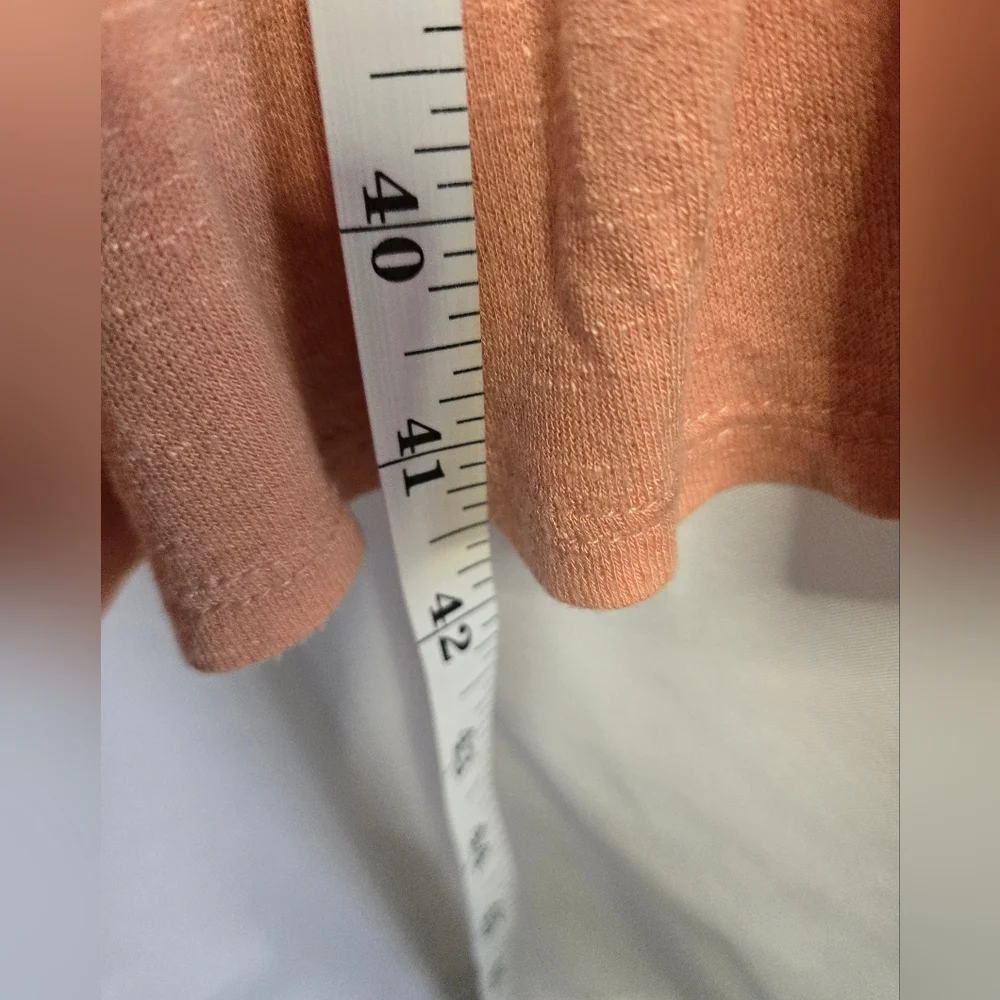 🌷 Maurices Kids Ruffle Hem Smocked Jumpsuit | Peach Pink | Size XS 8 - Picture 2 of 6
